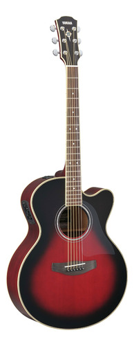 Guitarra acústica Yamaha CPX700II para diestros dusk sun red brillante