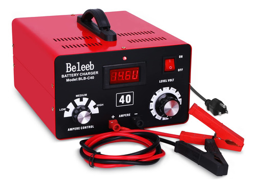 Beleeb Cargador De Batería Ajustable C40 De 12 V 24 V 36 V