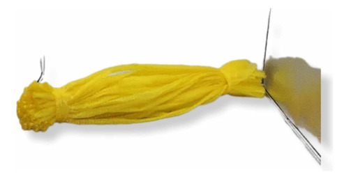 Bolsa De Red Extruida Sellada 500 Piezas Color Amarillo40x60 Amarillo