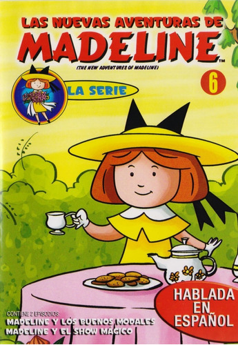 Las Nuevas Aventuras De Madeline Volumen 6 Seis Serie Dvd