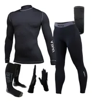 Comprar Kit Termico Remera Calza Medias Guantes Cuello Yakka Motos