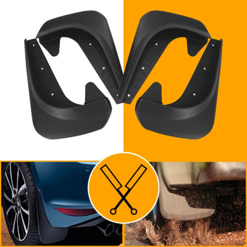 Universal Black Car Mud Flap Splash Guards For Front Rea Aab