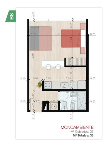 Imagen 4 de 14 de Departamentos Monoambiente Esquina Pagano Y Maipu
