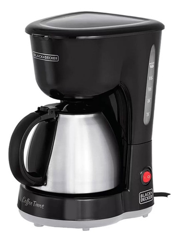 Cafeteira Elétrica Jarra Inox 750ml Cm15 220v Black+decker