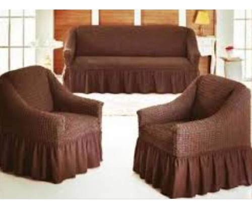 Set De Fundas 100% Turcas Para Sillones; 3+1+1