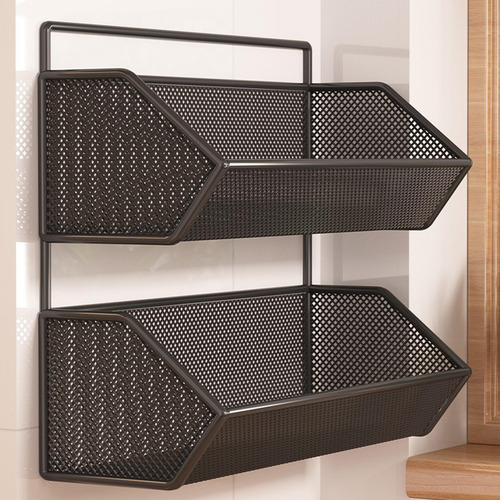 Cubo De Almacenamiento De Malla Para Cocina, Cesta Metálica