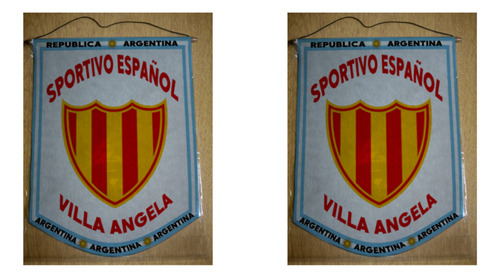 Banderin Chico 13cm Sportivo Español Villa Angela