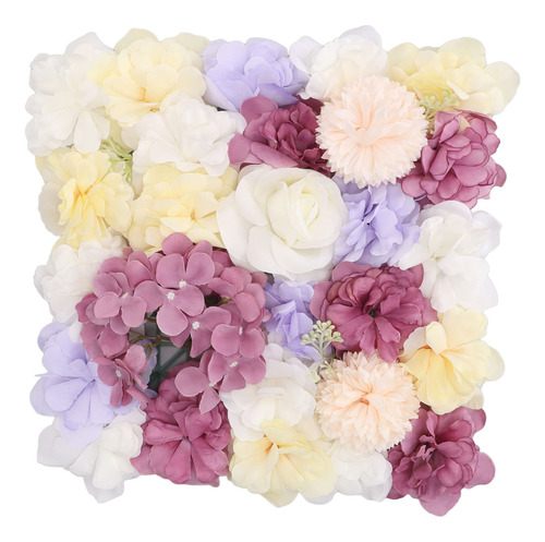 Paneles De Fondo De Pared Con Flores Artificiales, Simulació