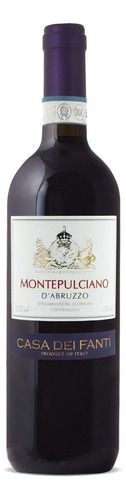 Vinho Italiano Casa De Fanti Montepulciano D'abruzz - 1 Un