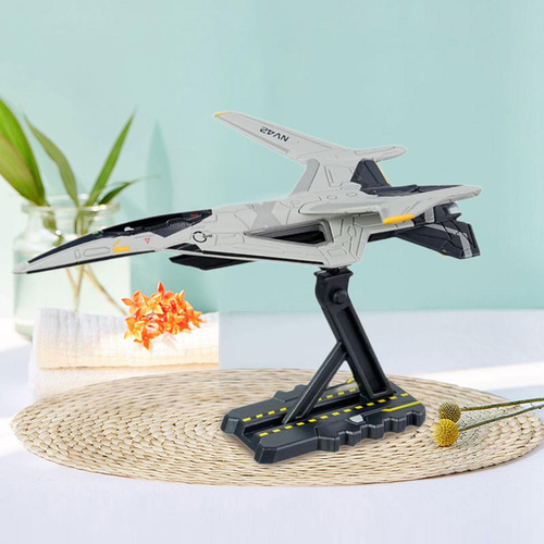 Modelo De Caza Fundido A Presión 1:200 Con Adorno De Base,