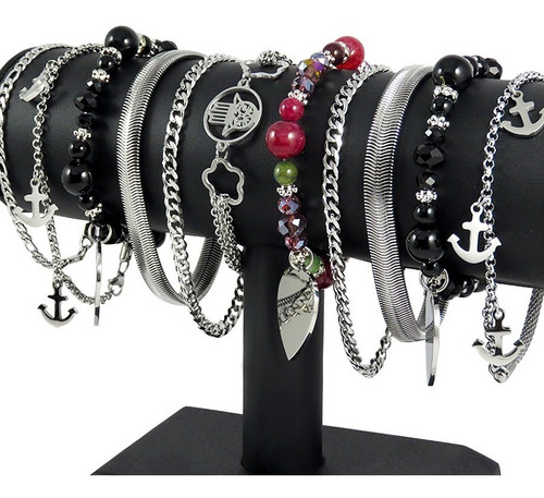 Pulseras Acero Quirurgico Lote Combo