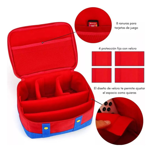 Estuche Funda Para Switch Nintendo / Oled Accesorios Viaje