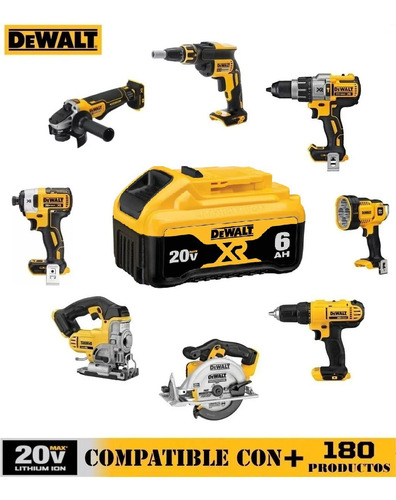 Bateria Dewalt Dcb206 20v Max Xr Litio 6.0 Ah New Look Dcb20
