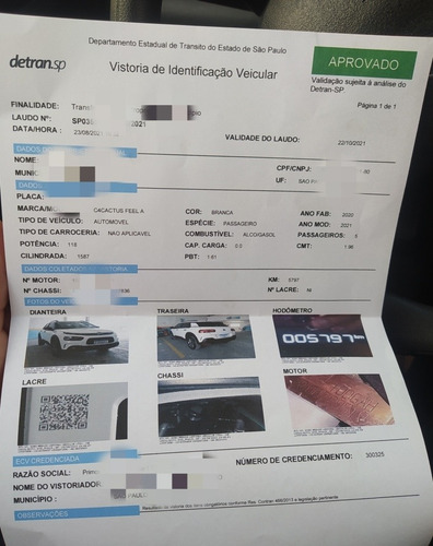 Imagem 15 de 15 de Citroën C4 Cactus 2021 1.6 Feel Pack 16v Aut. 5p