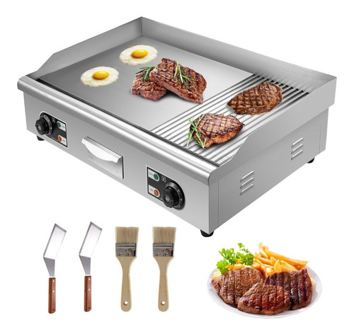 Comal Plancha Asador Combo Eléctrico Comercial 73 Cm