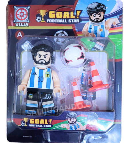 Muñeco Selección Argentina Figura Adorno Torta Accesorios