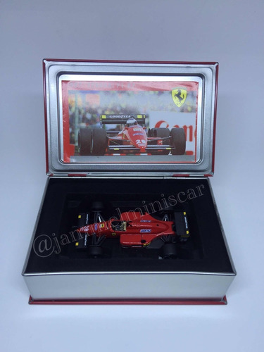Miniatura Ferrari F1 #28 G. Berger 1987 - 1/43