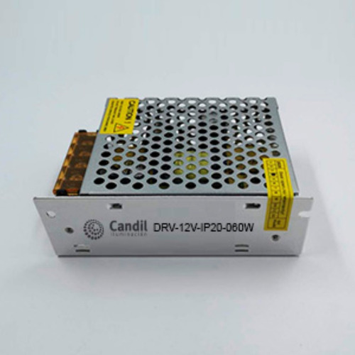 Imagen 3 de 5 de Fuente Switching 12v 5a 60w Metalica Cinta Led Cctv Candil