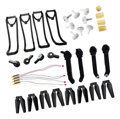 Rc Quadcopter Spare Parts Spéter Accessors Kit Negro