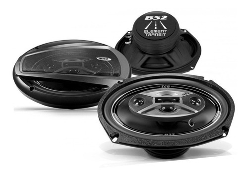 Imagen 2 de 7 de Parlantes B52 6x9 4 Vías Con Reja Y Caja Doble De Regalo
