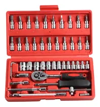 Comprar Set De Herramientas Juego De Dados Mecanicos Caja 46 Pcs 