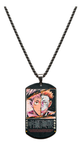 Collar Con Colgante Acero Flash Jujusu Kaisen 3