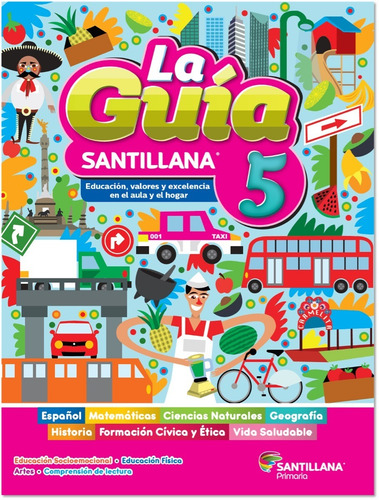 Imagen 1 de 3 de Paquete Guía Santillana 5º Primaria Oficial 2021 - 2022