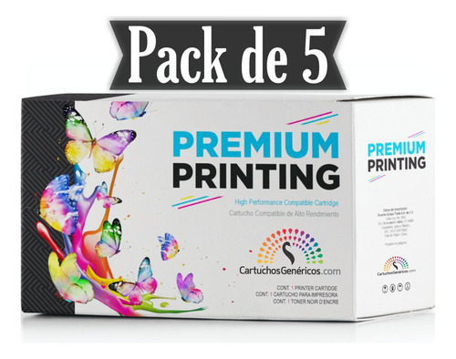 5 Toner Compatible Para Brother Mfc-l8900cdw 6,500 Pag