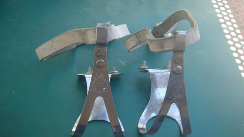 Imagen 3 de 10 de Vintage Pedales Cala Pie Y Correas Campagnolo