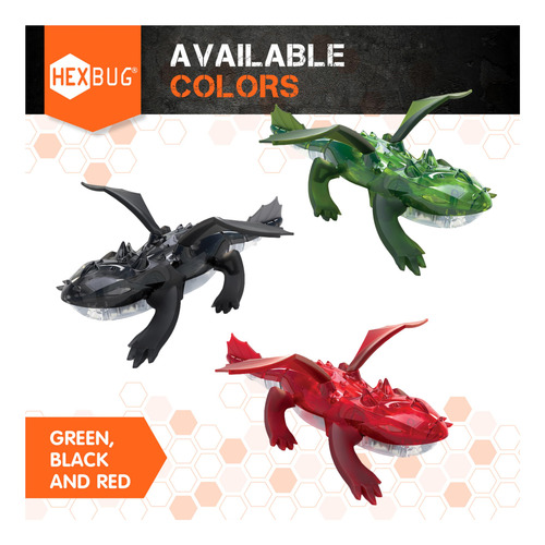 Control Remoto Robot Dragon Hexbug Recargable Para Niños May