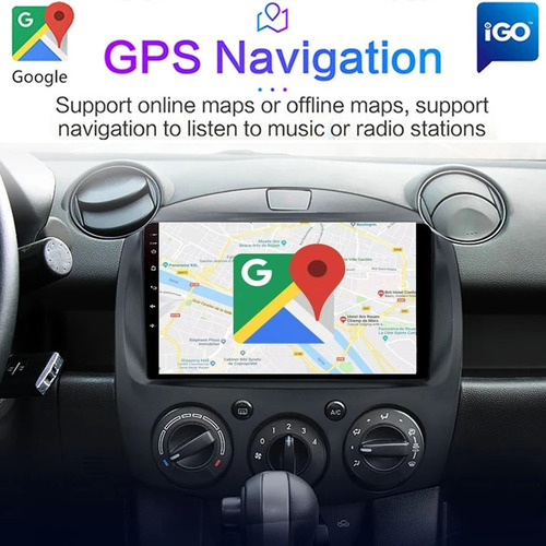 . Estéreo De Pantalla Android Mazda 2 2007-2014