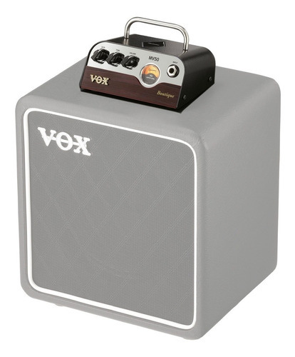Amplificador VOX MV50 Series Rock Valvular para guitarra de 50W color bordó 19V