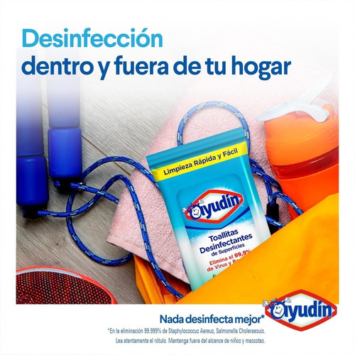 Toallitas Humedas Desinfectantes Fresco Flowpack Ayudin X36