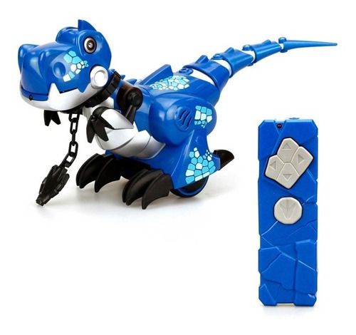 Dinosaurio  Robot R/c Train My Dino Azul 88482 