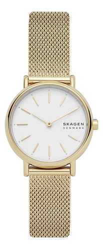 Skagen Signatur Slim Gold-tone Malla De Acero Reloj