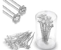 Comprar Horquillas Peinados X 20 Unidades Flor Con Perlas Strass