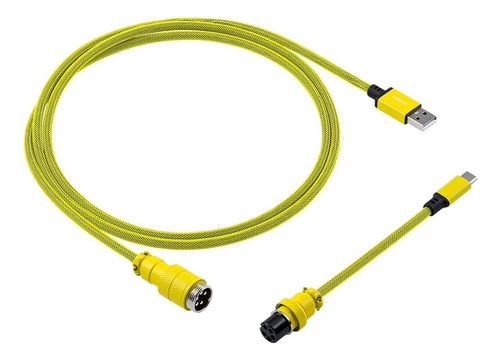 Cable Recto Para Teclado Cablemod Pro (amarillo Dominador, U