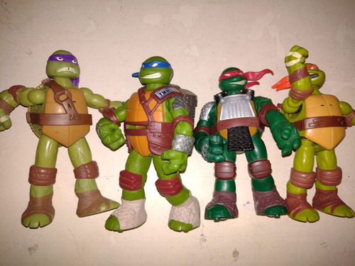 Tortugas Ninja Figuras Usadas Colección Tmt Nickelodeon 