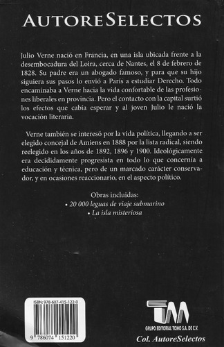 Julio Verne Ii 1828-1905 Selección, De Verne, Julio. Grupo Editorial Tomo En Español