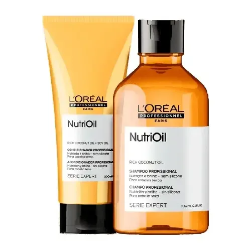 Kit Shampoo Nutrioil 300ml E Condicionador 200ml - L'oreal