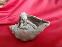 Comprar Niño En Caracol Barro Artesanías Arte Antigüedades 