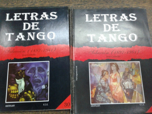 Imagen 2 de 5 de Letras De Tango * Jose Gobello * Completa Tu Coleccion *