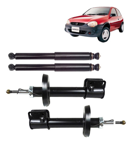 Kit Amortiguadores Trasero Delant Para  Opel Corsa 1993 1997