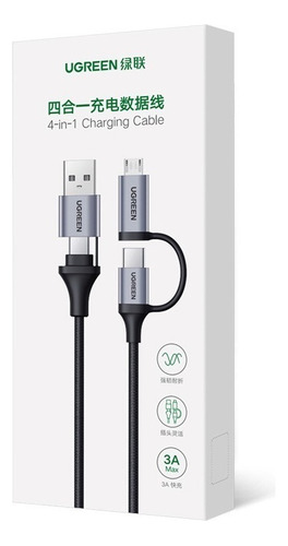 Cable Usb C A Usb Tipo C Ugreen 4 En 1 Usb A Micro Adaptador