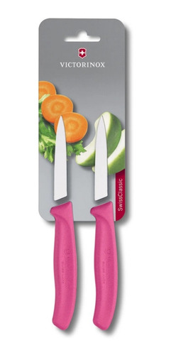 Cuchillo Victorinox Frutas Y Verduras Acero Inox 8cm Liso X2