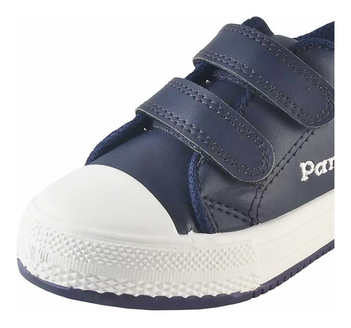 Imagen 6 de 8 de Zapatillas Pampero Niños Niñas Abrojo Ecocuero Colegial En3x