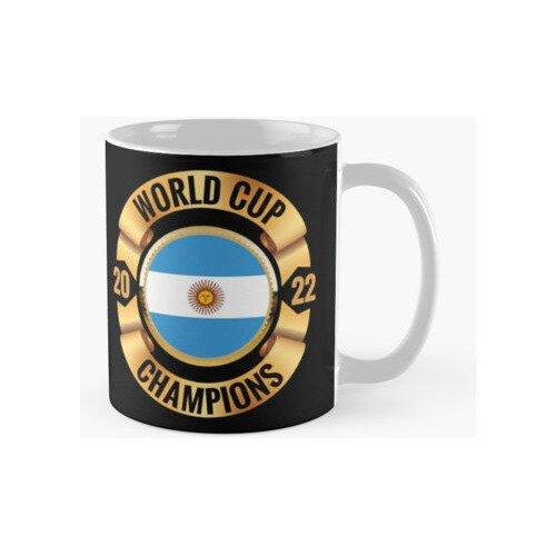 Taza Argentina Campeones Mundial 2022 - Deportes Calidad Pre
