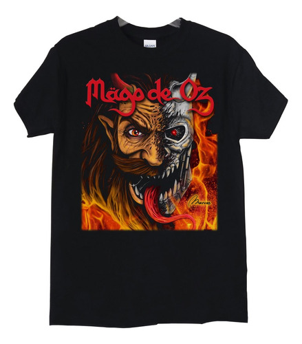 Polera Mago De Oz Dos Caras Metal Abominatron