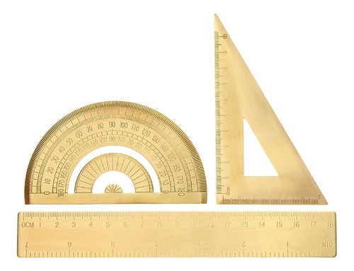 2 Regla De Herramientas De Geometría Transportador