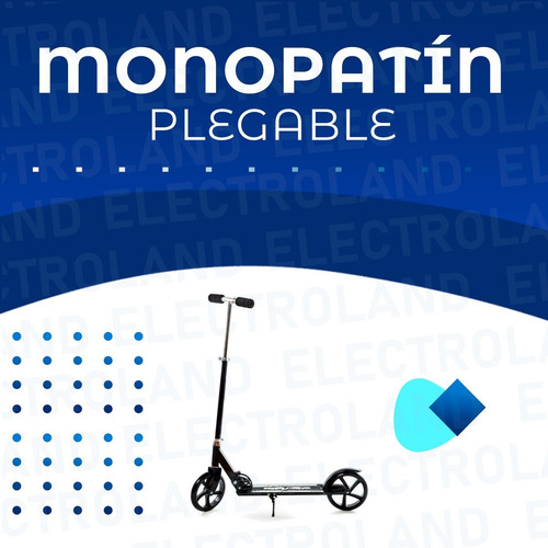 Imagen 2 de 10 de Monopatin Urbano Regulable Plegable Resistente 65kgs Adultos